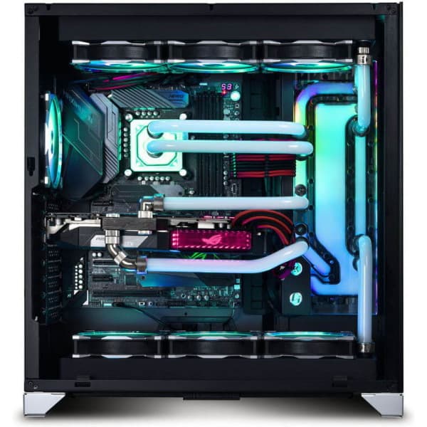 Lian Li O11 Dynamic XL ROG Certificeret E-ATX-kabinet med vindue, sølv