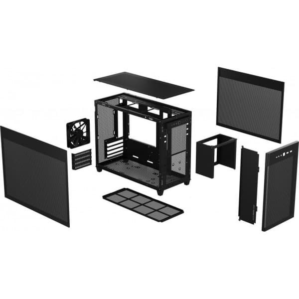 Asus Prime AP201 Micro-ATX-kotelo, musta