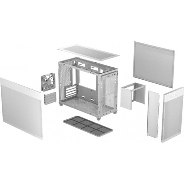 Asus Prime AP201 Micro-ATX-kabinet, hvid