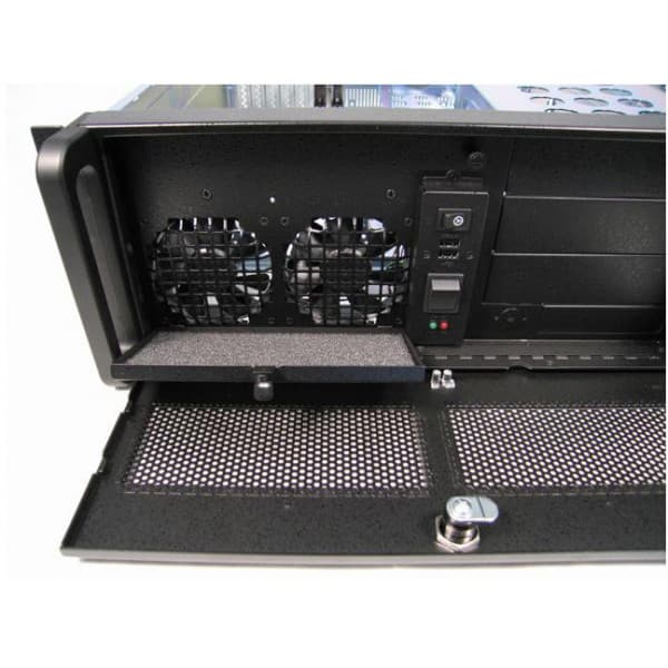 Chieftec UNC-410S-B-U3 19" 4U-rackkabinet, sort