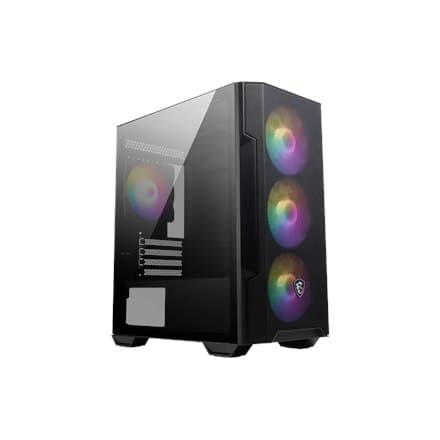 MSI | MAG FORGE M100R | Sidofönster | Svart | Micro ATX Tower | Strömförsörjning ingår Nej | ATX Svart, Transparent