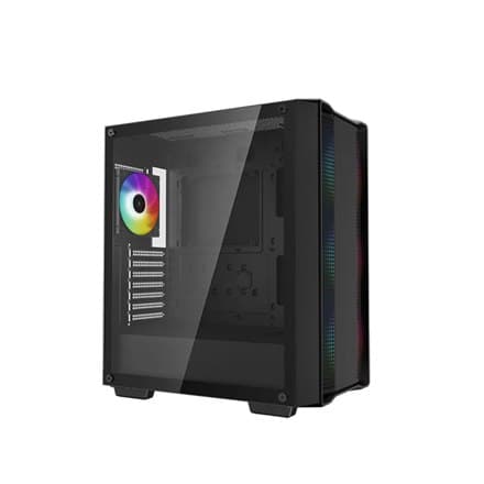 Deepcool | CC560 ARGB V2 | Sort | Mid Tower | Strømforsyning inkluderet Nej | ATX PS2