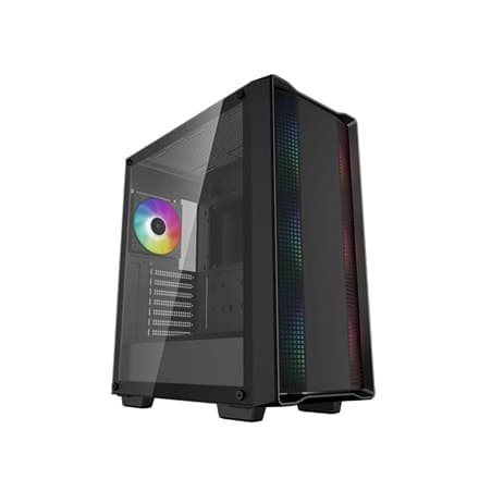 Deepcool | CC560 ARGB V2 | Sort | Mid Tower | Strømforsyning inkluderet Nej | ATX PS2 Sort