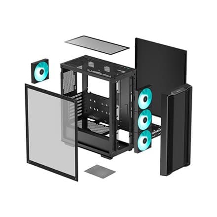 Deepcool Case CC560 V2 Black Mid-Tower Strømforsyning inkluderet Nr