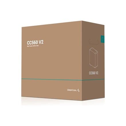 Deepcool Case CC560 V2 Black Mid-Tower Strømforsyning inkluderet Nr
