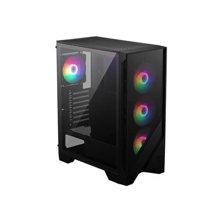MSI | PC etui | MAG FORGE 120A LUFTSTRØM | Sidevindue | Sort | Mid-Tower | Strømforsyning inkluderet Nej | ATX