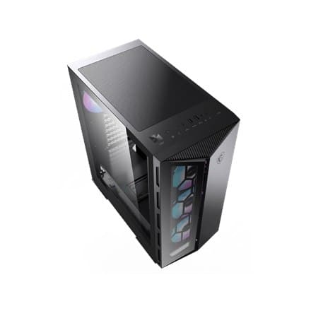 MSI MPG GUNGNIR 110R PC-fodral, Mid-Tower, USB 3.2, Svart | MSI | MPG GUNGNIR 110R | Svart | ATX | Strömförsörjning ingår nr
