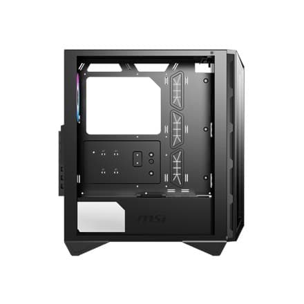 MSI MPG GUNGNIR 110R PC-fodral, Mid-Tower, USB 3.2, Svart | MSI | MPG GUNGNIR 110R | Svart | ATX | Strömförsörjning ingår nr