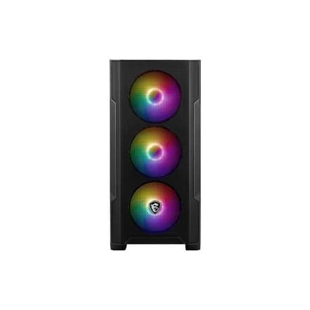 MSI PC Case MAG FORGE M100A Sort Micro ATX Tower Strømforsyning inkluderet Nr