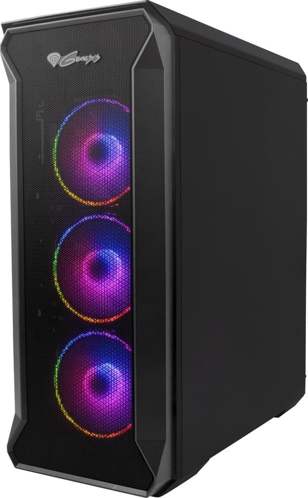 ATX semi-tower box Genesis TQEP-550SP Sort, Transparent