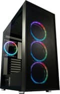 Miniatyrbillede 1 af 2: LC-Power Case Gaming 802B-ON Sort Wandererd_X RGB sort detailhandel - PS/2 - Sølv - Sort (ATX GAMING