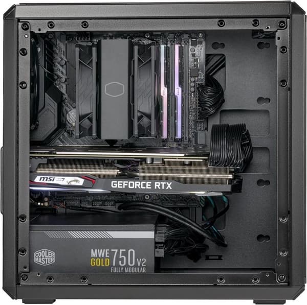 Cooler Master Q300L V2 - Mini Tower - PC - Svart - Transparent - micro ATX - Mini-ITX - Plast -