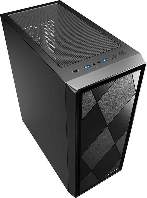 Sharkoon VS8 Black - Tower modell - ATX - svart