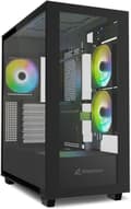 Miniatyrbild 1 av 7: Sharkoon Rebel C60 Svart - Midtower modell - ATX - RGB - svart