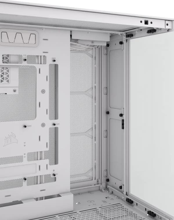 Corsair Geh Midi 6500X härdat glas vit (CC-9011258-WW)