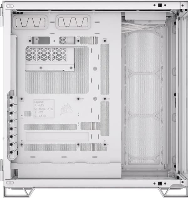 Corsair Geh Midi 6500X härdat glas vit (CC-9011258-WW)