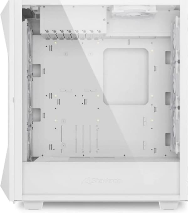 Sharkoon REV300 White - Midtower-modell - ATX - ingen strömförsörjning - A.RGB-fläktar - vit