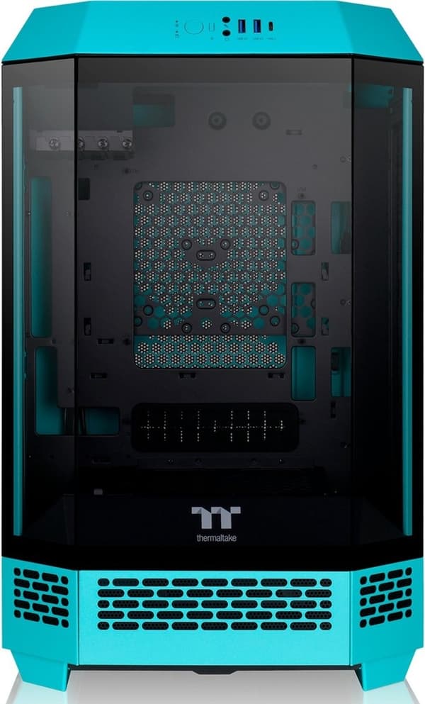 Thermaltake 300 Turquoise Micro Tower Turkos Turkos