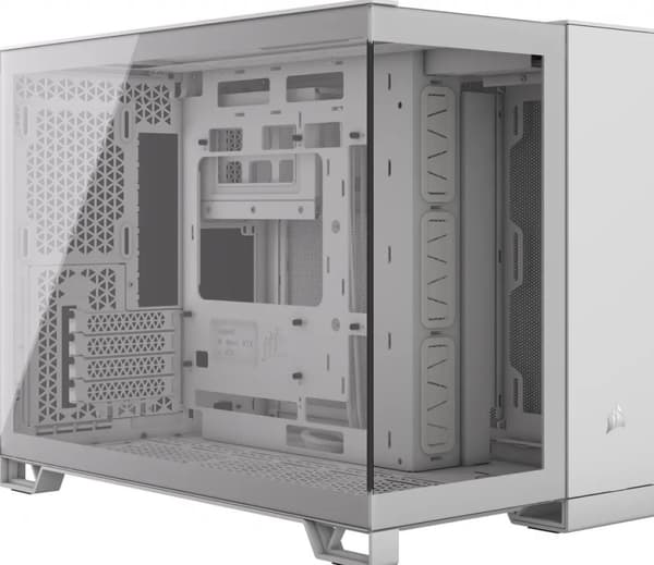 Corsair Geh Midi 2500X hærdet glas hvid (CC-9011266-WW) Hvid