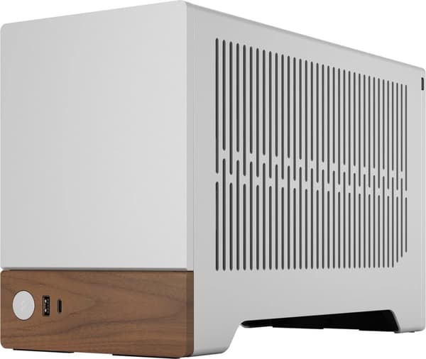Fractal Design Terra - Small Form Factor (SFF) - Silver - Mini-ITX - Aluminium - Trä