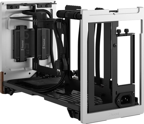Fractal Design Terra - Small Form Factor (SFF) - Silver - Mini-ITX - Aluminium - Trä