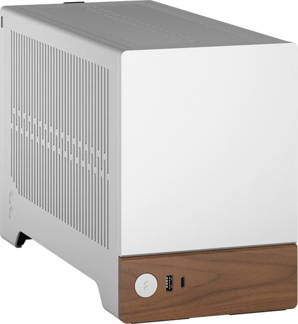 Fractal Design Terra - Small Form Factor (SFF) - Silver - Mini-ITX - Aluminium - Trä