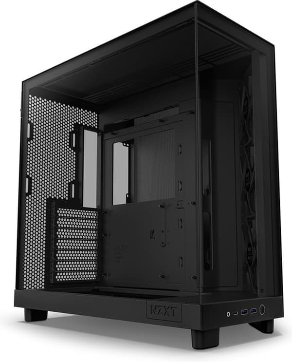 NZXT H6 Air Flow - Midi Tower - PC - Sort - ATX - micro ATX - Mini-ITX - Stål - Hærdet glas - 16.3