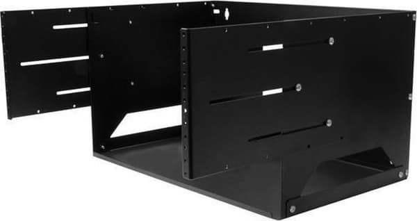 StarTech vægmonteret serverrack - indbygget hylde - vægskab - massivt stål - 4U