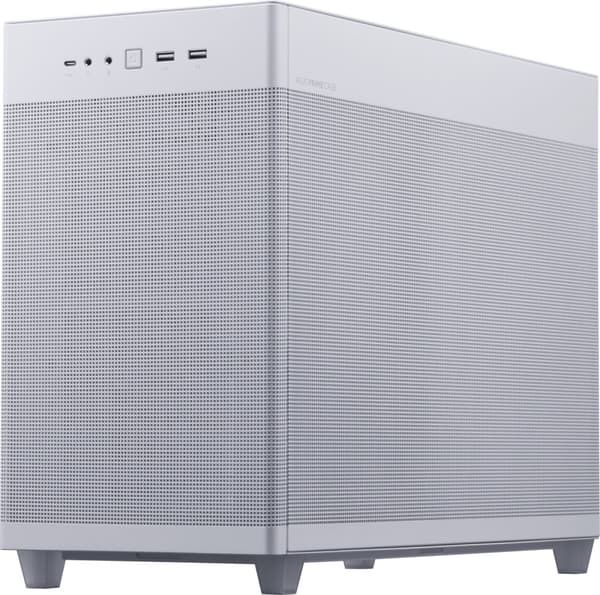 ASUS Prime AP201 TG Micro-ATX-kabinet med vindue, hvid