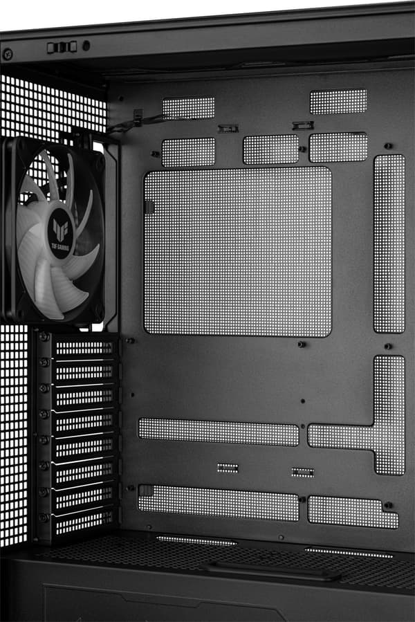ASUS TUF Gaming GT302 TG ARGB ATX-kabinet med vindue, sort