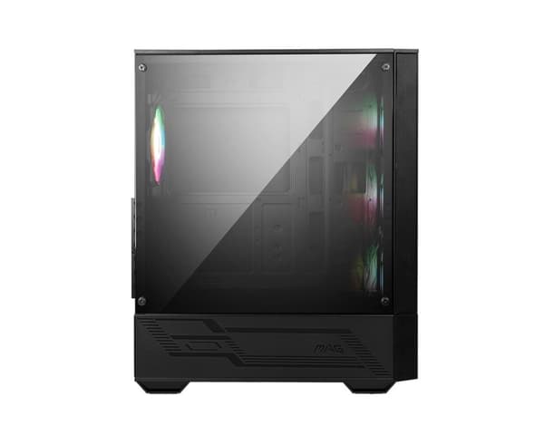 MSI MAG FORGE 112R datorfodral Midi Tower Svart, Transparent