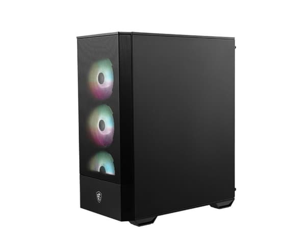 MSI MAG FORGE 112R datorfodral Midi Tower Svart, Transparent