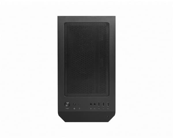 MSI MAG FORGE M100A datorfodral Micro Tower Svart, Transparent