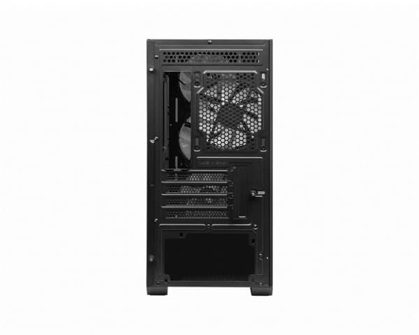 MSI MAG FORGE M100A datorfodral Micro Tower Svart, Transparent