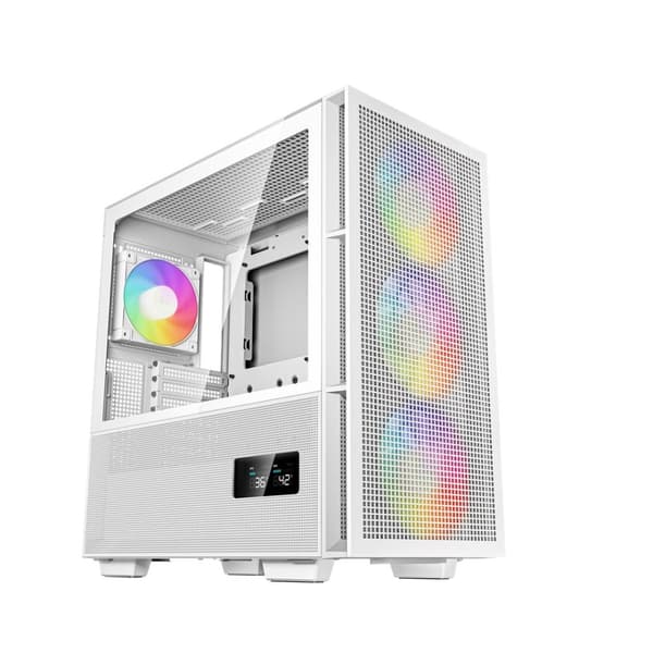 DeepCool CH560 DIGITAL WH Midi Tower Hvid Hvid