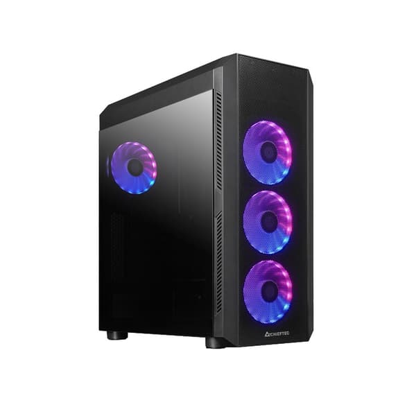 Chieftec GL-04B-OP computertaske Midi Tower Sort Sort