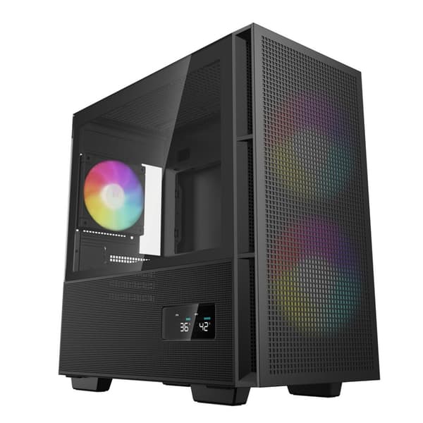 DeepCool CH360 DIGITAL Micro Tower Svart