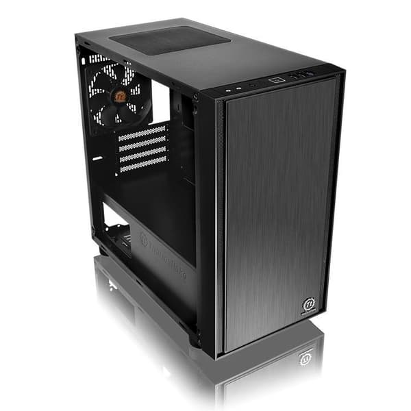 Thermaltake Versa H17 Microtorre de ventana negro