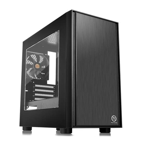 Thermaltake Versa H17 Microtorre de ventana negro musta