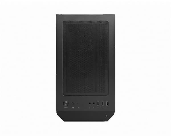 MSI MAG FORGE M100R datorfodral Midi Tower Svart, Transparent
