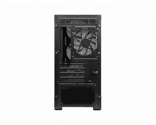MSI MAG FORGE M100R datorfodral Midi Tower Svart, Transparent