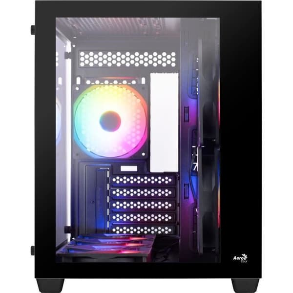 PC-fodral - AEROCOOL - Dryft Mini G v1 (svart) - Cube - Micro-ATX-format - Utan strömförsörjning