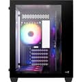 Miniatyrbild 2 av 6: PC-fodral - AEROCOOL - Dryft Mini G v1 (svart) - Cube - Micro-ATX-format - Utan strömförsörjning