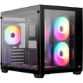 Miniatyrbild 1 av 6: PC-fodral - AEROCOOL - Dryft Mini G v1 (svart) - Cube - Micro-ATX-format - Utan strömförsörjning