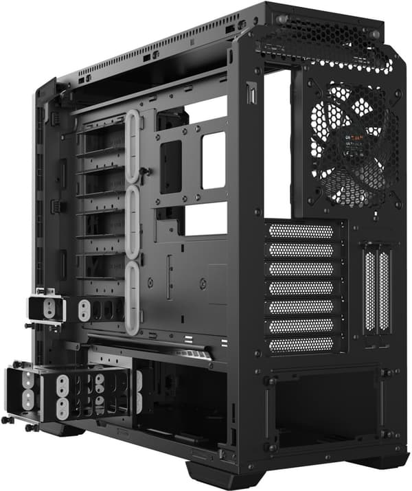 Be Quiet! Silent Base 601 ATX-kabinet med vindue, sort/sølv