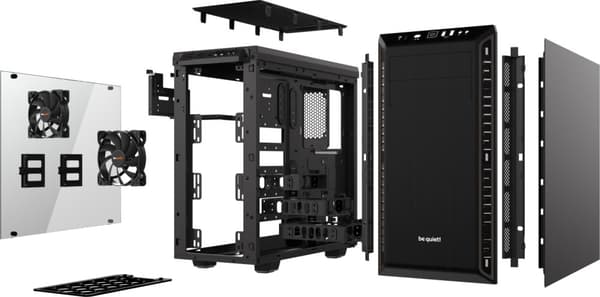 Be Quiet! Pure Base 600 ATX-kabinet med vindue, sort