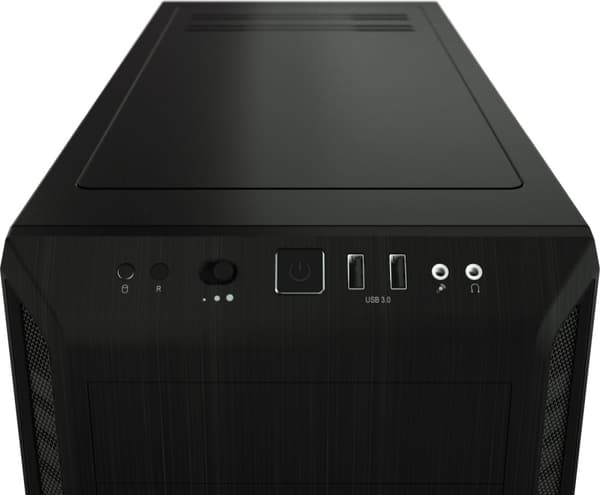 Be Quiet! Pure Base 600 ATX-kabinet med vindue, sort