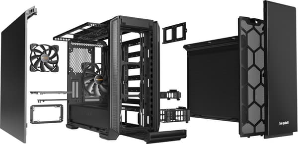 Be Quiet! Silent Base 601 ATX-chassi, svart