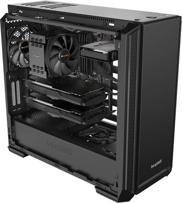 Be Quiet! Silent Base 601 ATX-chassi, svart