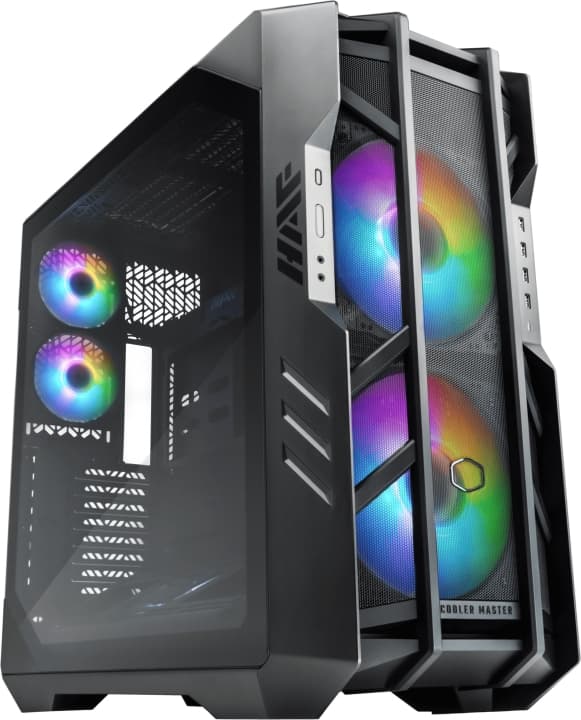 Cooler Master HAF 700 E-ATX-chassi med fönster Grå, Titan